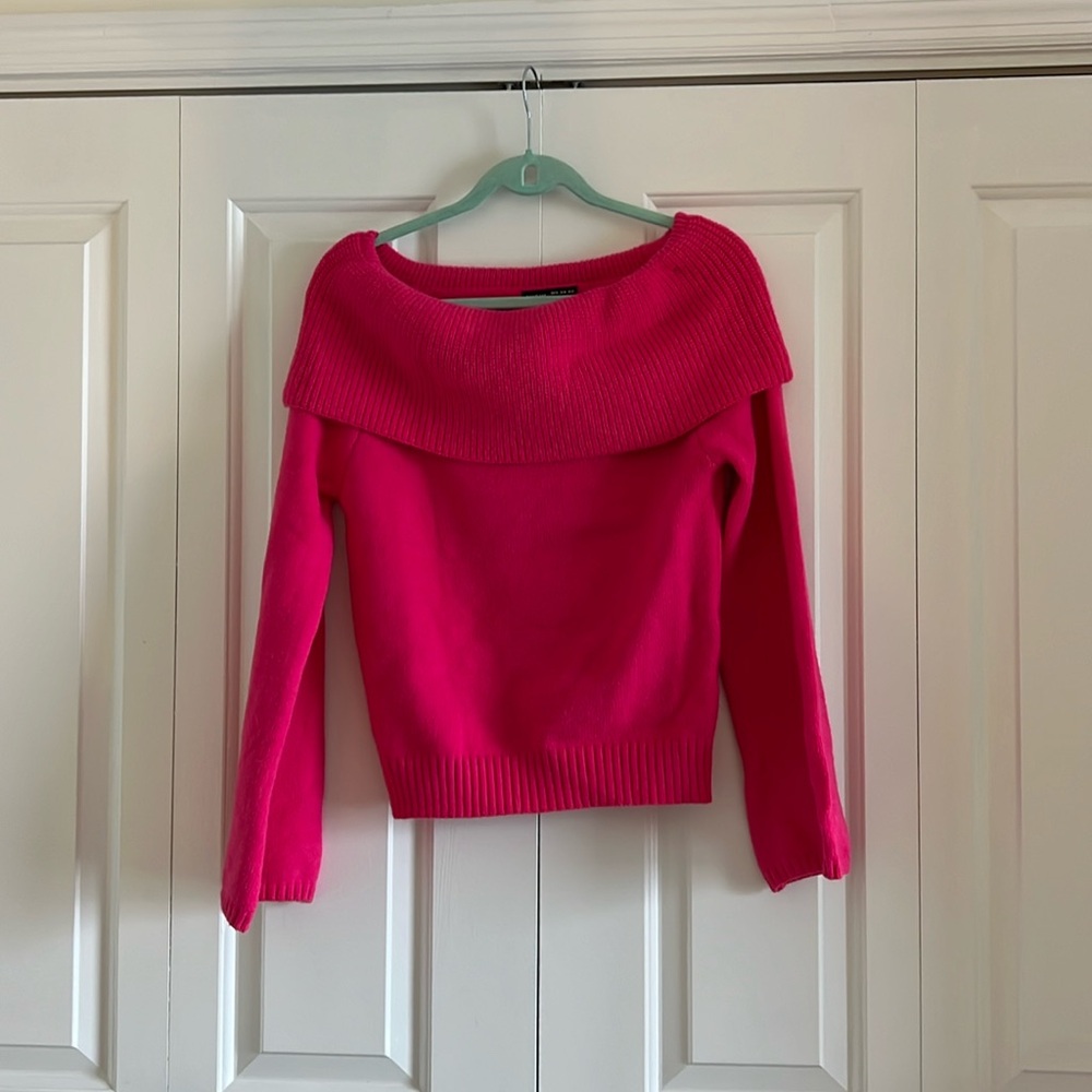 Off the shoulder sweater